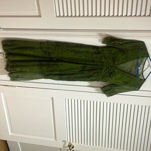 Urban Outfitters Midi Sheer with Asymmetrical Hemline